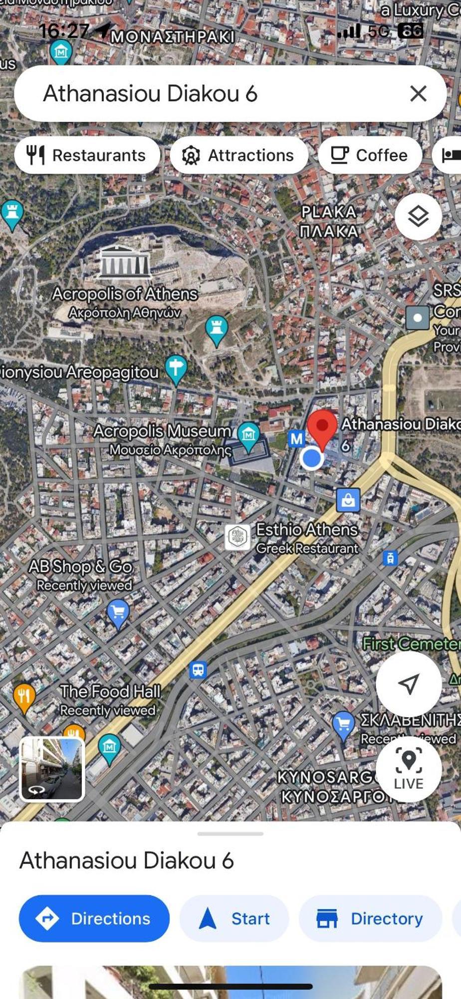 Elegant Apt 50Meters Close Acropolis Athen Exterior foto